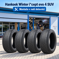 Komplet 4 guma Hankook 215/60R 17 96H Winter Icept Evo 4 SUV + montaža